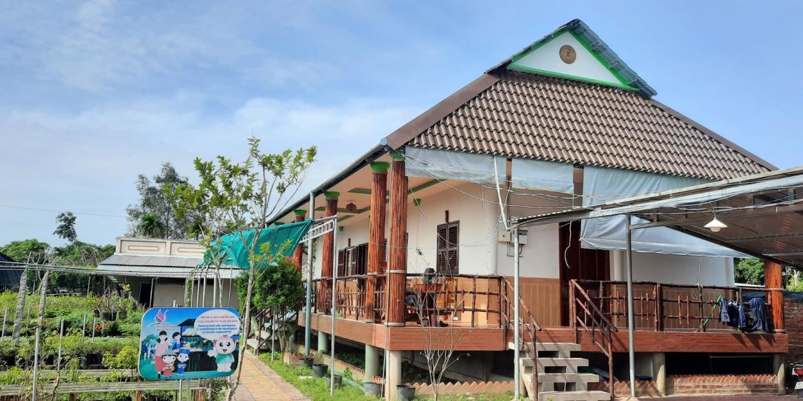 Homestay ngôi nhà hoa và ếch